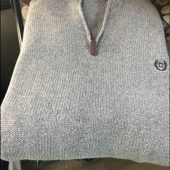 EUC Chaps 1/4 zip Cotton Sweater M XXLTall - Picture 2 of 5